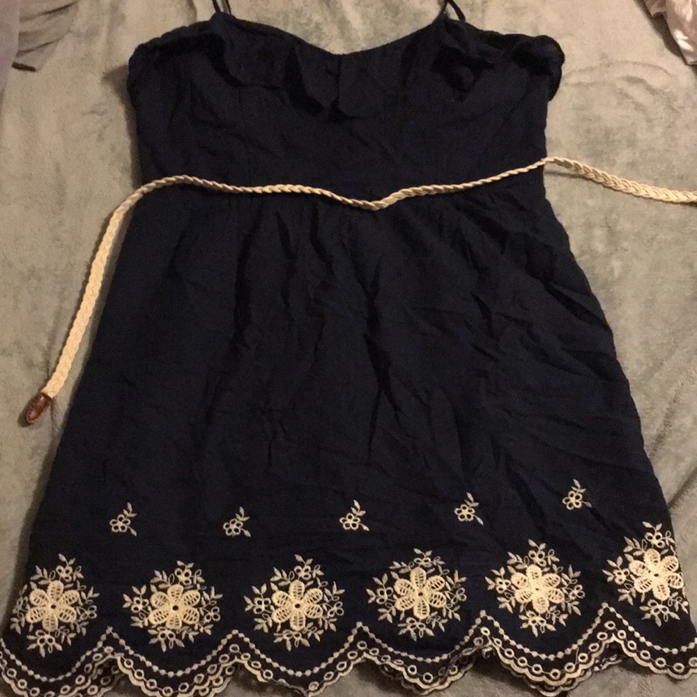 Navy blue sun dress